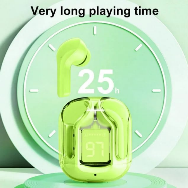 EXCLUSIVE 60% EAD OFFER โ EARLY ACCESS DISCOUNT!
Brand: Generic
S.I Enterprises Air31 Earbuds Wireless Crystal Transparent Bluetooth 5.3 Air 31 Ear Buds Wireless Headset Transparent Charging Case Heavy B